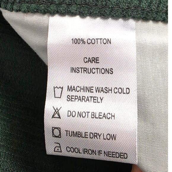 Motel Rocks Corduroy Bootleg Jeans in Cord Forest Green Size Medium 8/30 - Picture 5 of 12